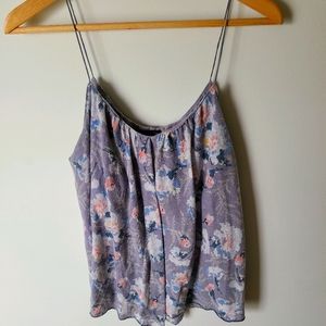 American Eagle Floral, Strappy Top